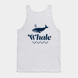 Blue whale logo Tank Top